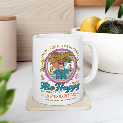 Alo Happy Tours Vintage Ceramic Mug