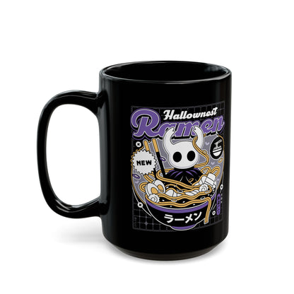 Hallownest Ramen Aesthetic Black Mug