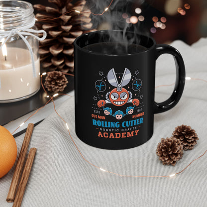 Rolling Cutter Academy Black Mug
