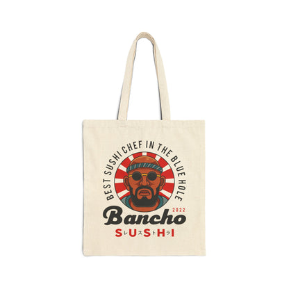 Bancho Sushi Emblem Cotton Canvas Tote Bag