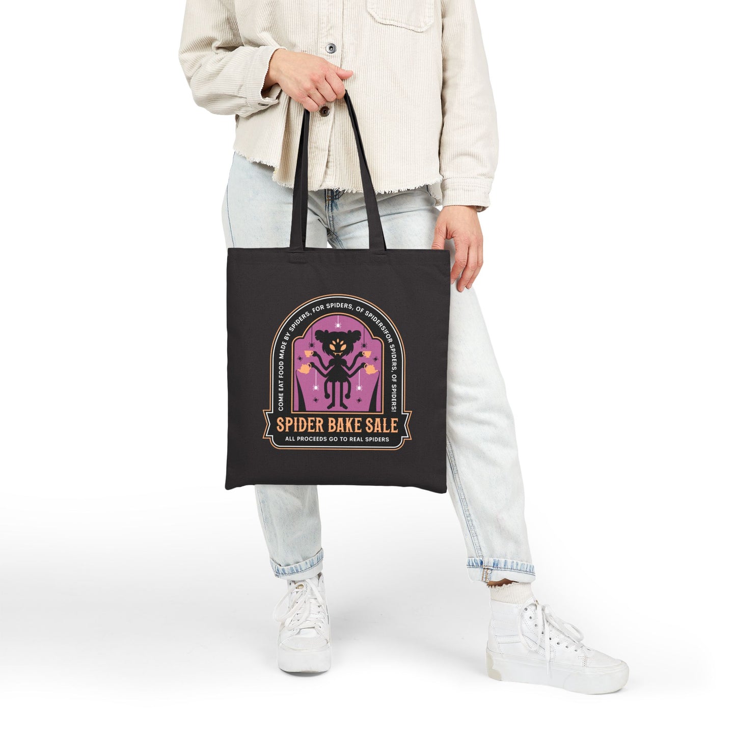 Spider Bake Sale Emblem Tote Bag