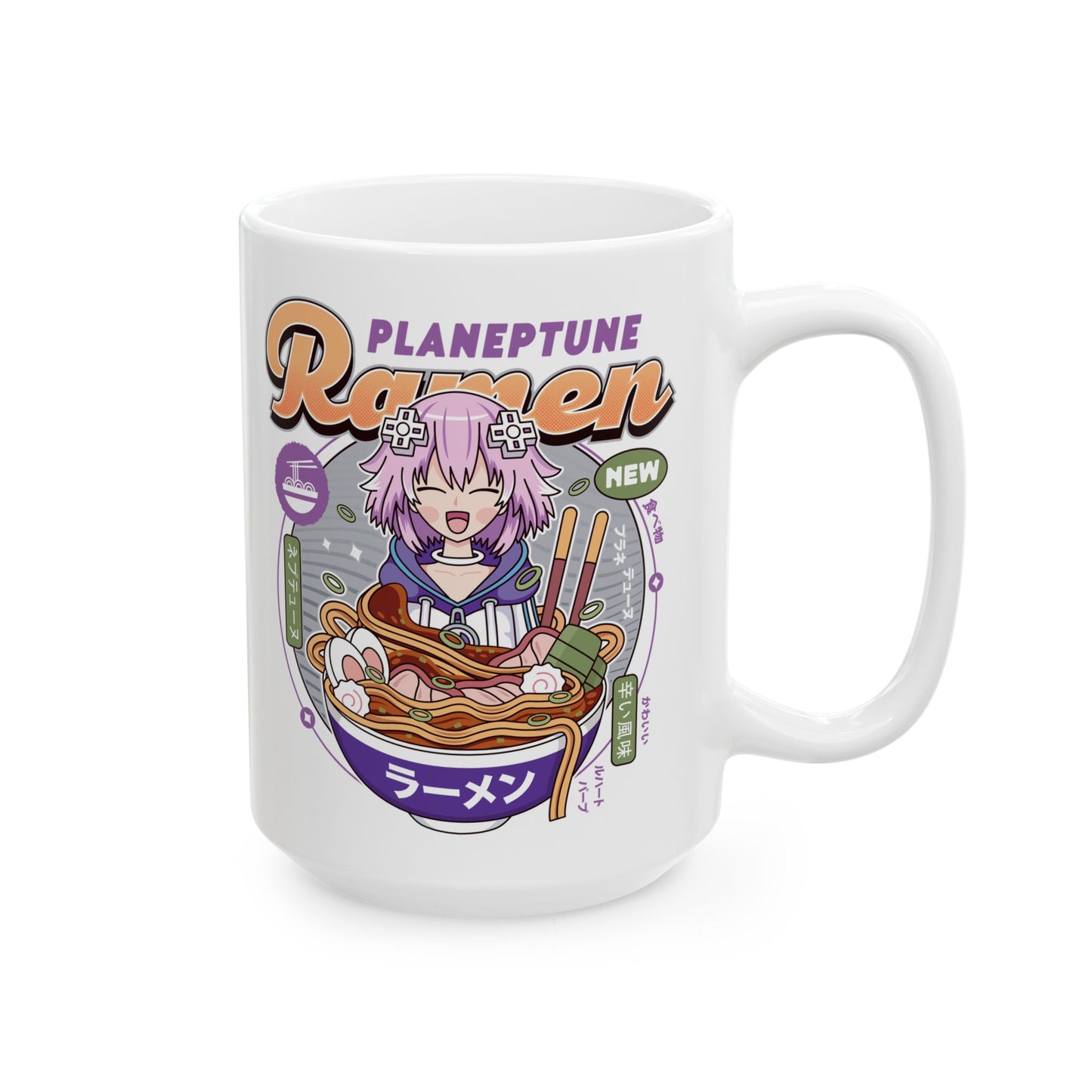 Planeptune Ramen Ceramic Mug