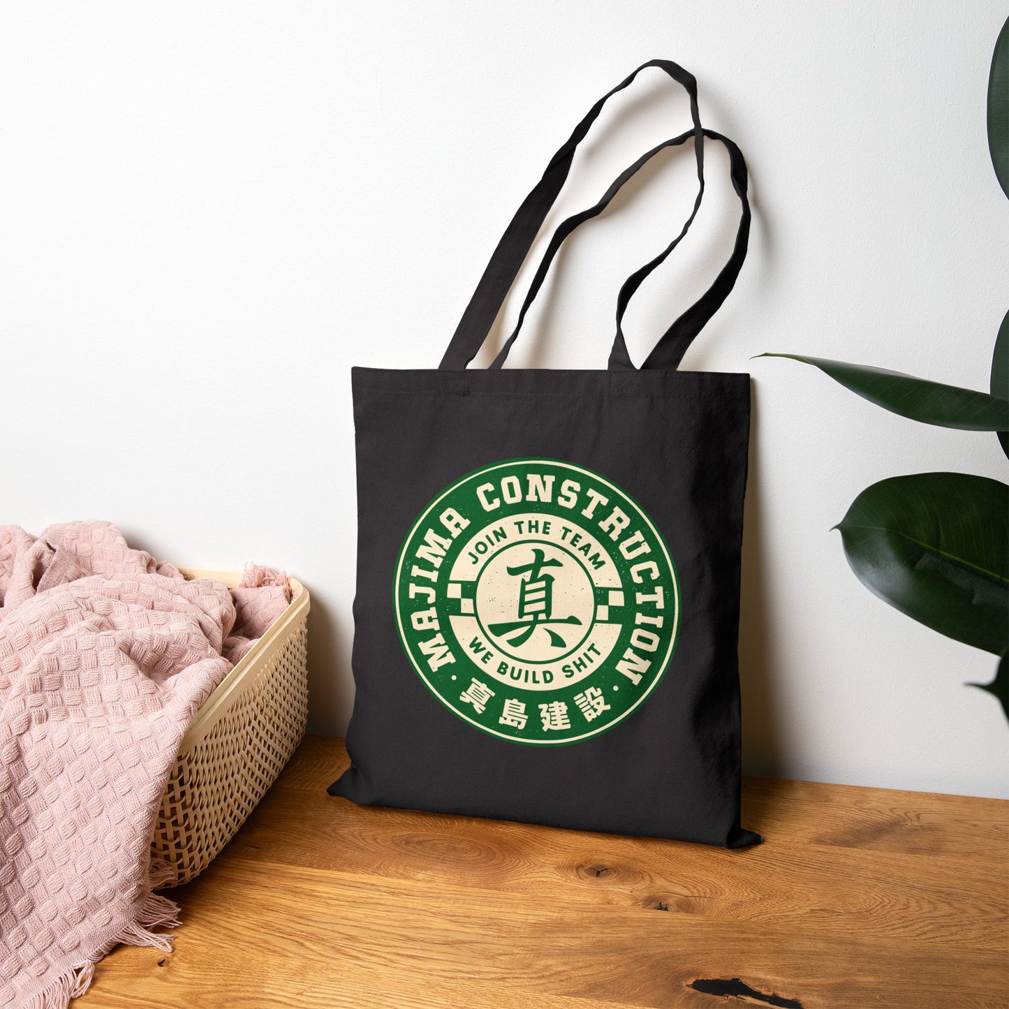 Majima Construction Emblem Tote Bag