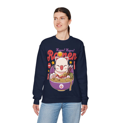 Moogle Kupo Ramen Unisex Crewneck Sweatshirt