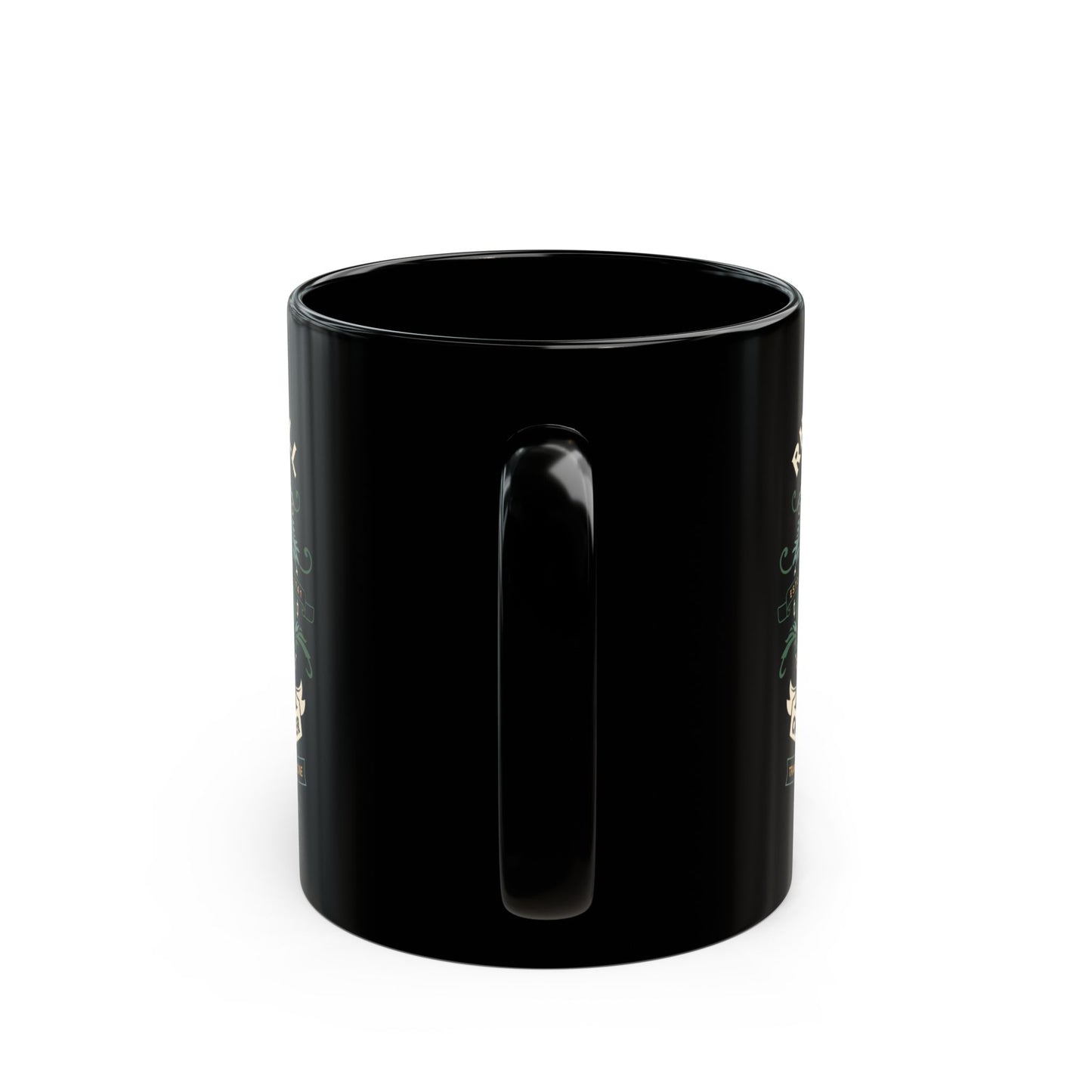 Rhodes Hill Chronic Care Center Crest Black Mug