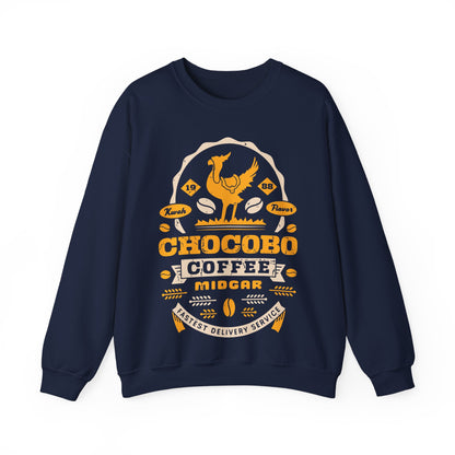 Chocobo Coffee Grunge Unisex Crewneck Sweatshirt