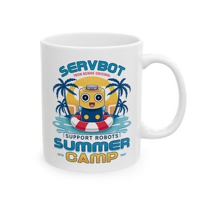 Servbot Summer Camp Vintage Ceramic Mug