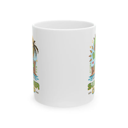 Cactuar Summer Camp Vintage Ceramic Mug