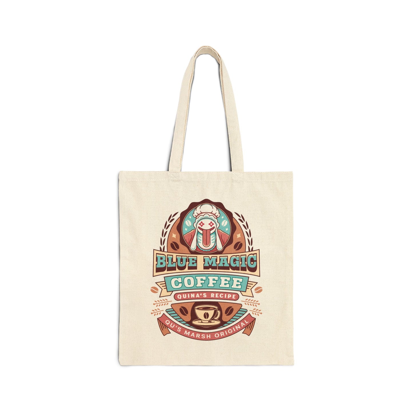 Quina Quen Coffee Vintage Canvas Tote Bag