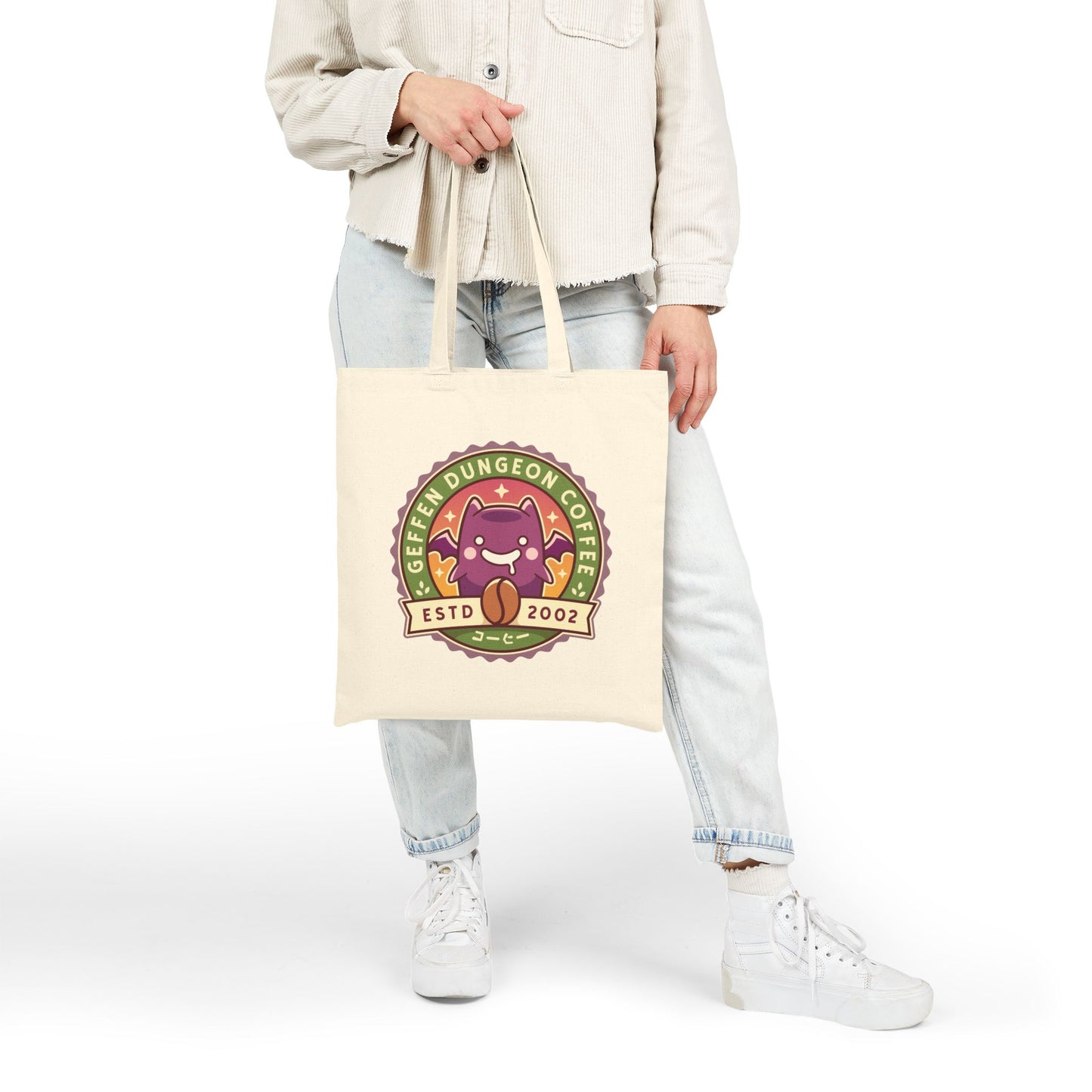 Geffen Dungeon Coffee Canvas Tote Bag