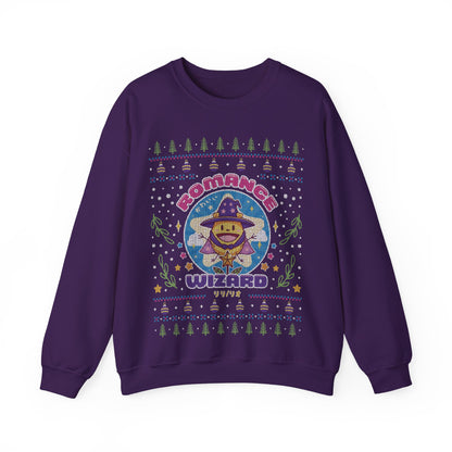 Romance Wizard Ugly Sweater Unisex Crewneck Sweatshirt