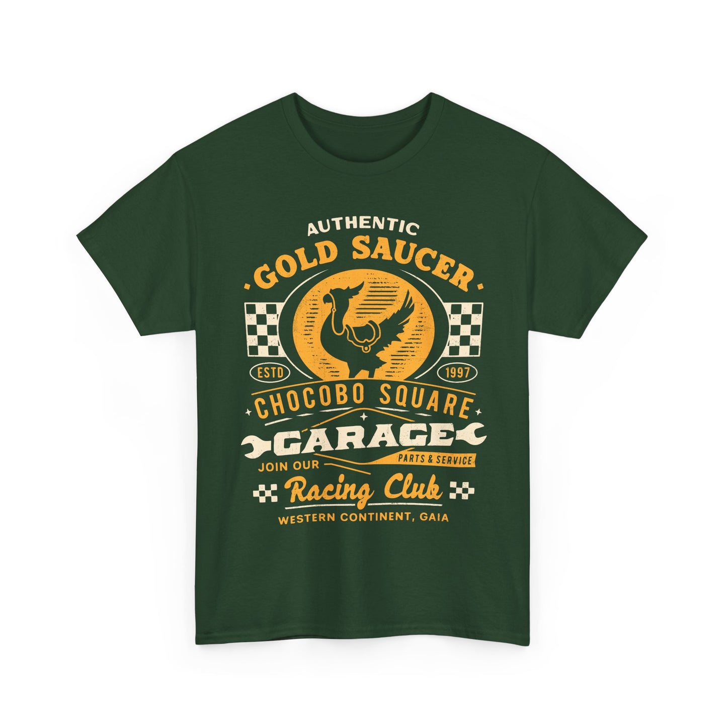 Gold Saucer Garage Vintage Unisex T-Shirt