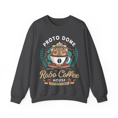 Proto Dome Robo Coffee Crest Unisex Crewneck Sweatshirt