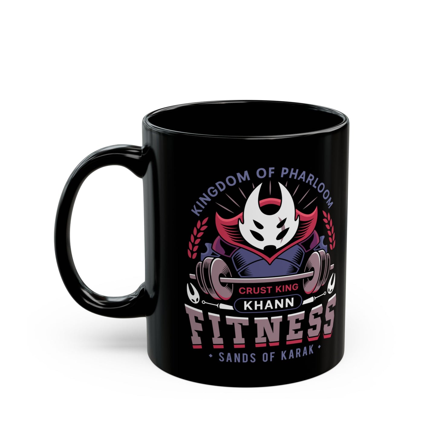 Pharloom Fitness Emblem Black Mug
