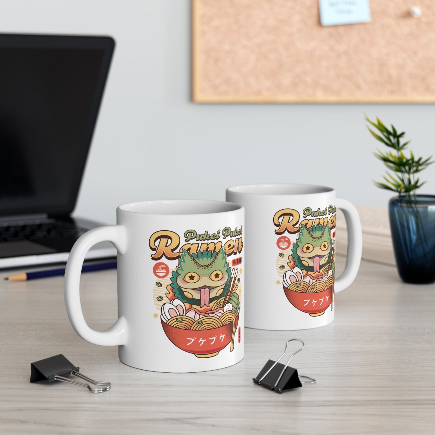 Pukei Pukei Ramen Vintage Ceramic Mug