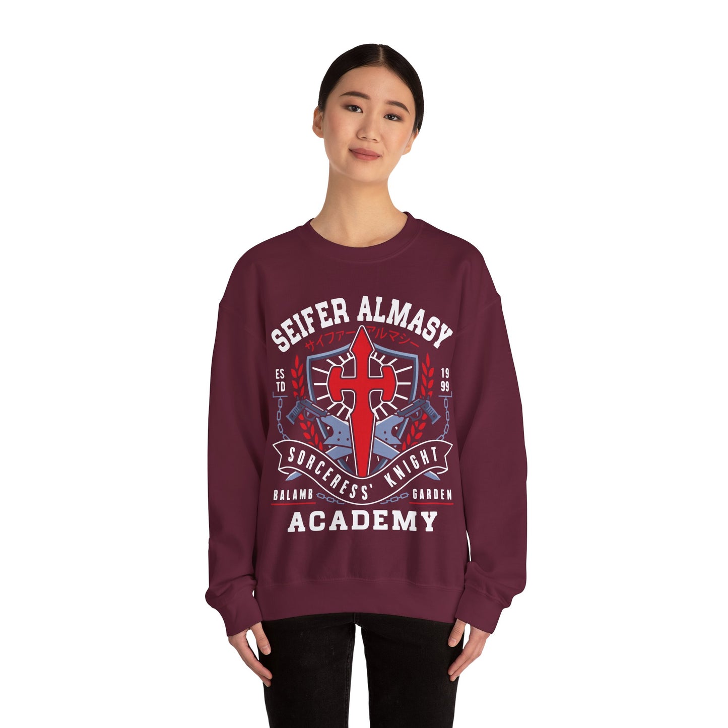 Seifer Almasy Academy Emblem Crewneck Sweatshirt