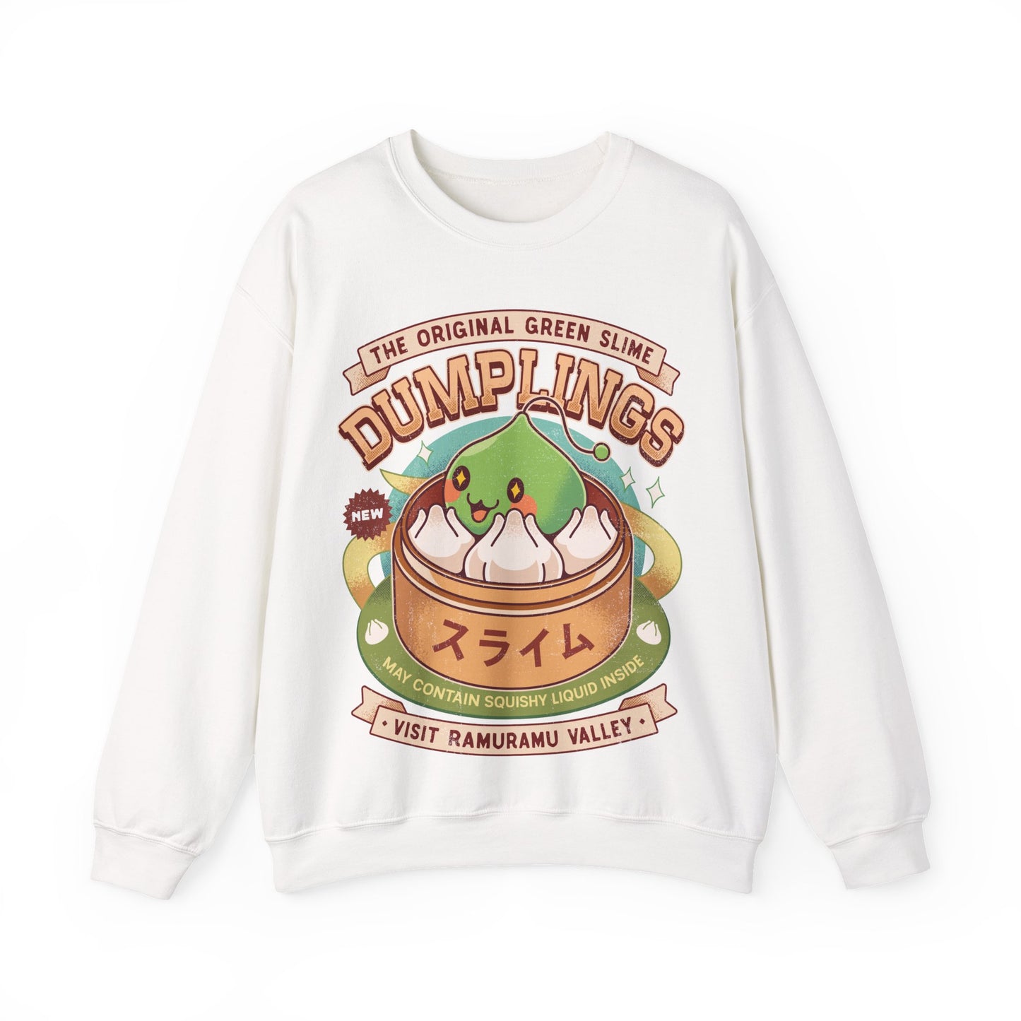 Ramuramu Valley Dumplings Vintage Crewneck Sweatshirt