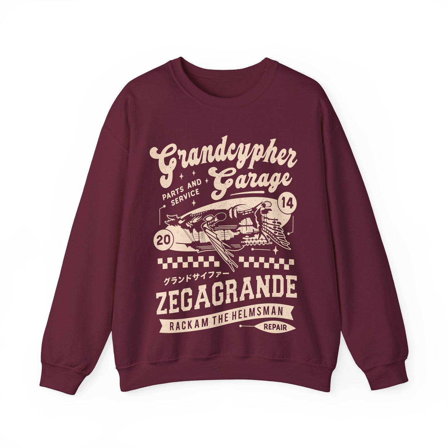 Zegagrande Garage Unisex Crewneck Sweatshirt