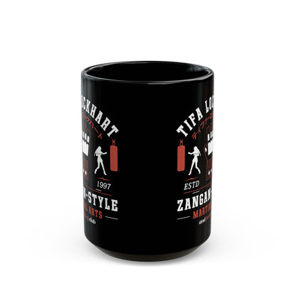 Tifa Lockhart Martial Arts Club Black Mug