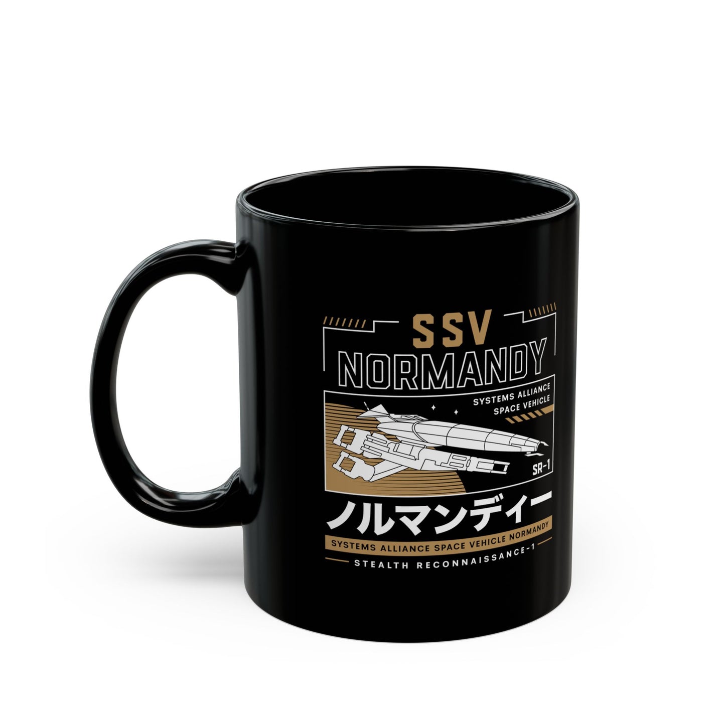 Ssv Normandy Aesthetic Black Mug