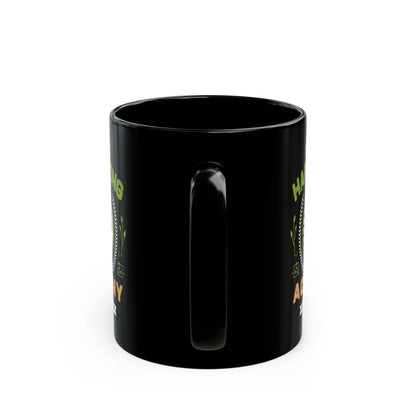 Kawaii Harvesting Academy Black Mug