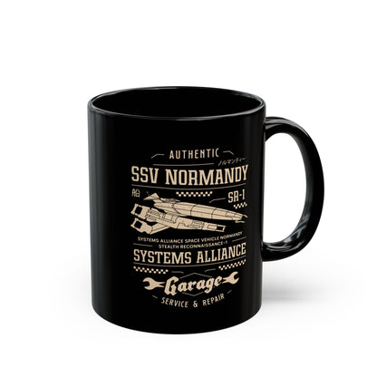 Ssv Normandy Garage Black Mug