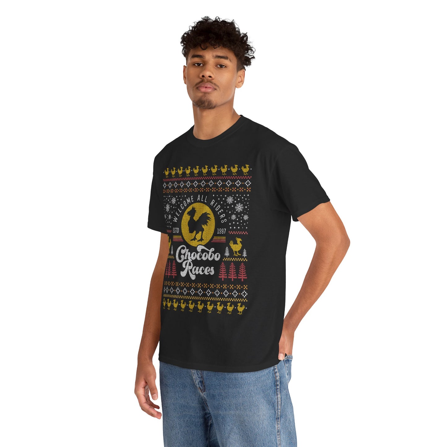 Chocobo Races Ugly Sweater Unisex T-Shirt