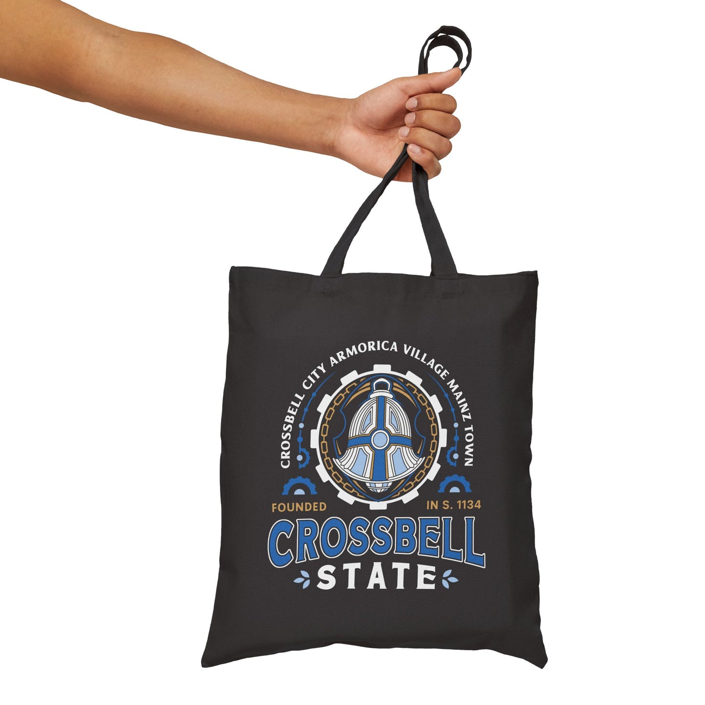 Crossbell State Crest Cotton Canvas Tote Bag