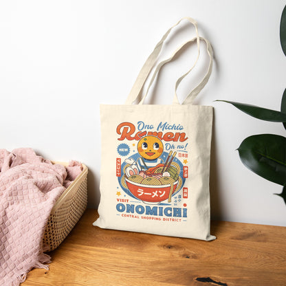 Ono Michio Ramen Cotton Canvas Tote Bag
