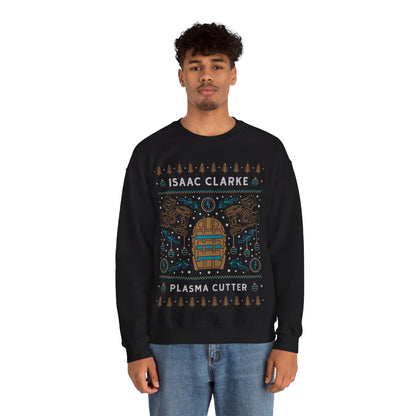 Isaac Clarke Ugly Sweater Unisex Crewneck Sweatshirt